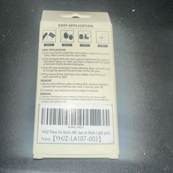 Pretty Woman Press on Nails Matte Baby Pink Fake Nails - Picture 3 of 4